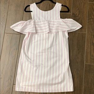 Light Pink / white striped Dress